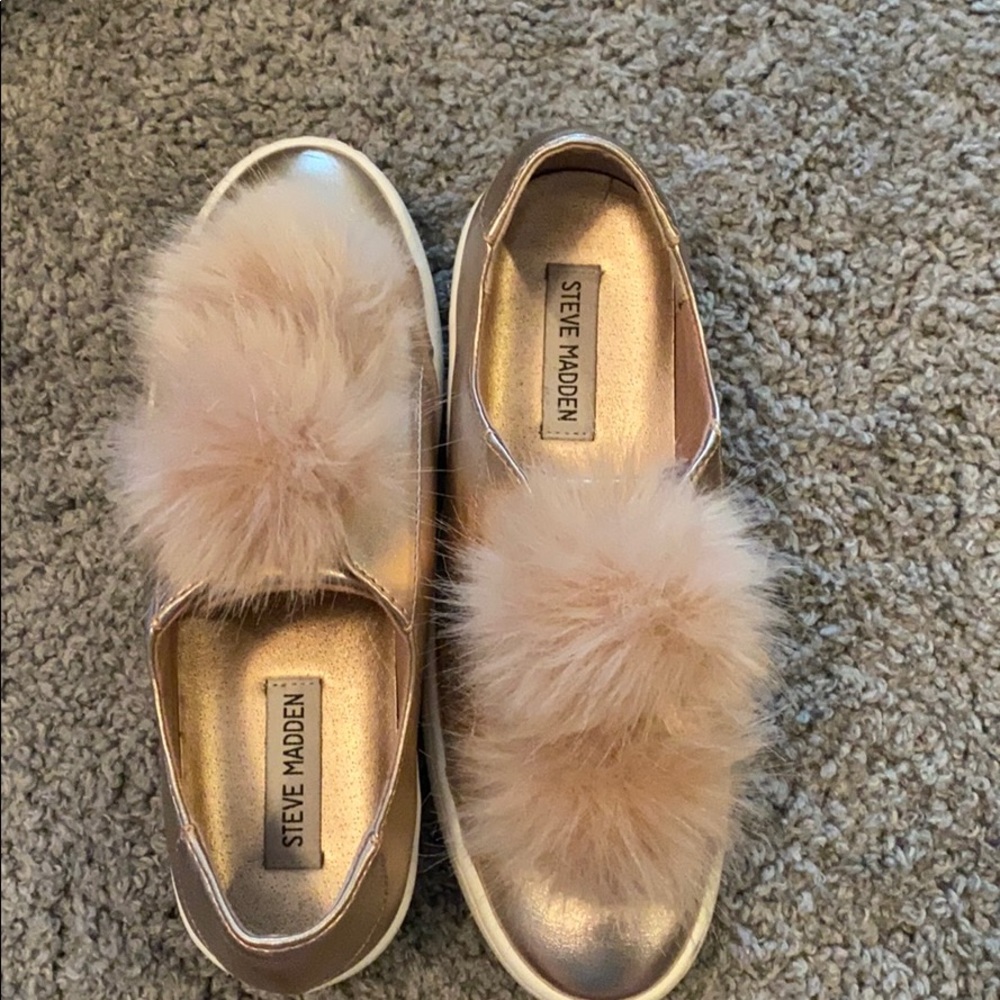Steve Madden “Breeze” Rose Gold Sneakers